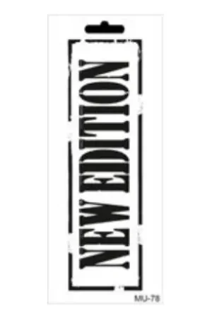 Original STENCIL CADENCE 10x25 CM NEW EDITION