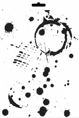 STENCIL CADENCE 21x29 CM MANCHAS VASO GRANDE Última Versión