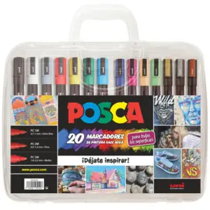 Oferta Especial Maleta Uni Posca 20 rotuladores