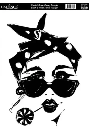 Última Oportunidad TRANSFER TELA CADENCE 21x30 W&B
