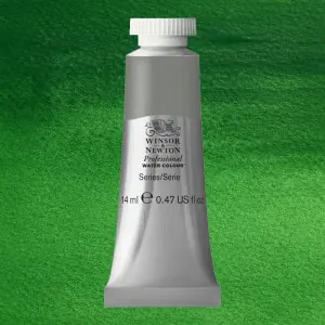 Acuarela Profesional Winsor & Newton color verde cinabrio 420 (14 ml) S2 Descuento