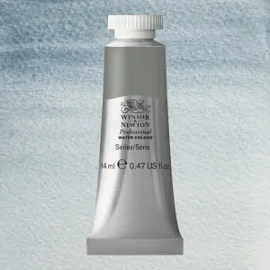 Acuarela Profesional Winsor & Newton color ceniza de ultramar 424 (14 ml) S3 Marca Reconocida