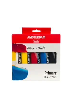 Ordena Ya ACRILICO AMSTERDAM 120ML 5 UDS SURTIDAS CARTON