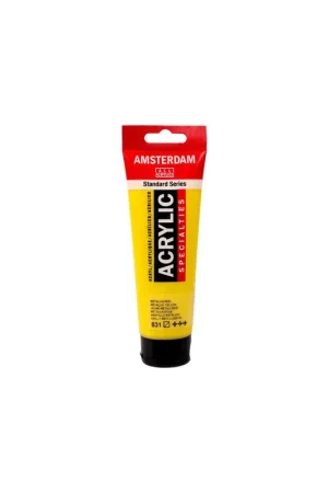 ACRILICO AMSTERDAM 120ML AMARILLO METAL 831 Oferta Flash