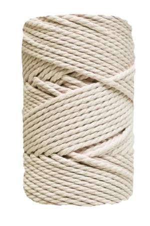 MACRAMÉ 3 MM COLOR CRUDO 400 GR 50 M Garantía Incluida