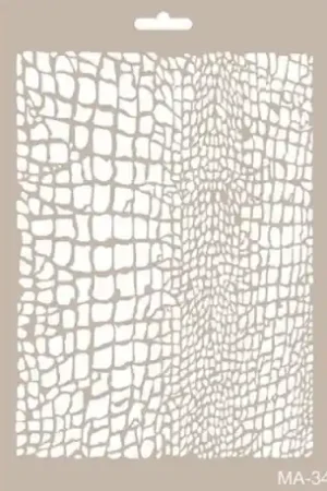 STENCIL CADENCE 21x29 CM PIEL DE LAGARTO Gran Oferta
