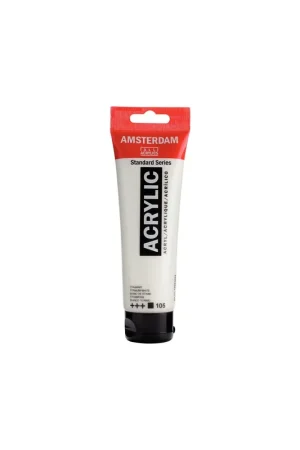 ACRILICO AMSTERDAM 120ML Blanco Titanio 105 Exclusivo
