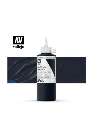 Entrega Rápida ACRILICO STUDIO VALLEJO 200ML AZUL DE PRUSSIA FT46
