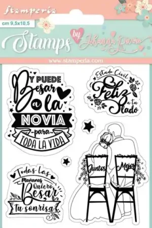 Última Oportunidad SELLO SILICONA STAMPERIA 9.5x10.5 TODA LA VIDA