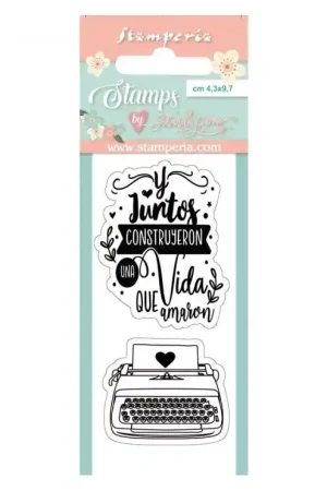 Más Vendido SELLO SILICONA STAMPERIA TYPEWRITER