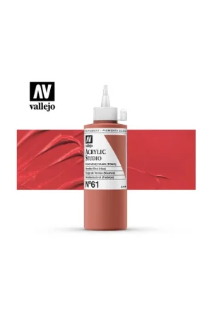 ACRILICO STUDIO VALLEJO 200ML ROJO VENECIANO 61 Oferta Limitada