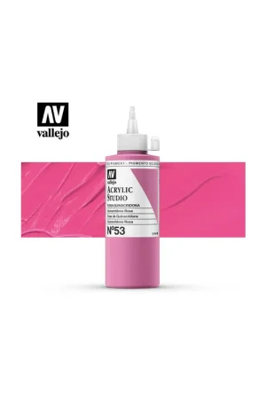 ACRILICO STUDIO VALLEJO 200ML ROSA QUINACRIDONA 53 Oferta Especial