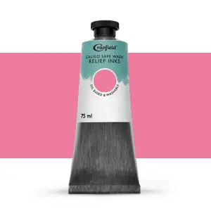 Solo Hoy Tinta Xilografia Rosa suave, 75 ml., Caligo