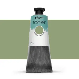 Tinta Xilografia Verde salvia, 75 ml., Caligo Artesanal
