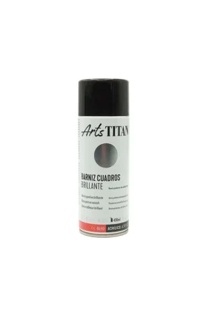 BARNIZ CUADROS BRILLANTE TITAN SPRAY 400ML Lujoso