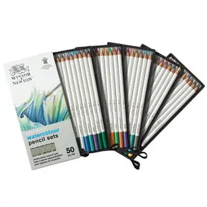 Estuche 50 lápices acuarelables Studio Collection Winsor&Newton Pago Seguro