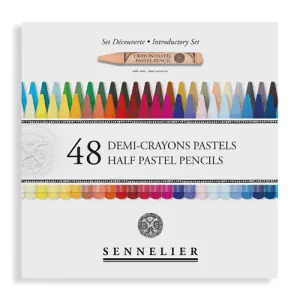 Precio Rebajado - Caja 48 medios lápices pastel Sennelier, Set Introductorio