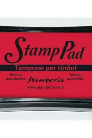 TAMPÓN TINTA STAMPERIA PEQUEÑO ROJO A Buen Precio