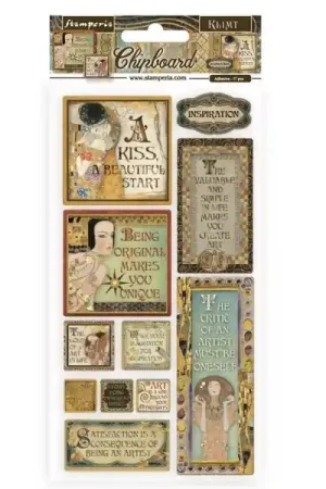 Precio Rebajado CHIPBOARD STAMPERIA 15x30 KLIMT INSPIRATIONS