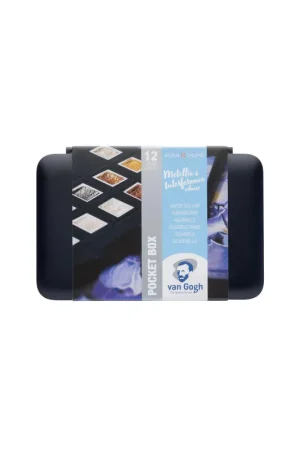 ACUARELA VAN GOGH CAJA 12 1/2 GODET COL. MET SURT. Hecho A Mano