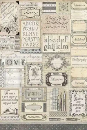 PAPEL ARROZ STAMPERIA A3 CALIGRAPHY Oferta Flash