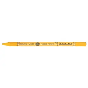 Marca Reconocida Lápiz pastel crayon n. 197 tono naranja amarillo cadmio, Sennelier