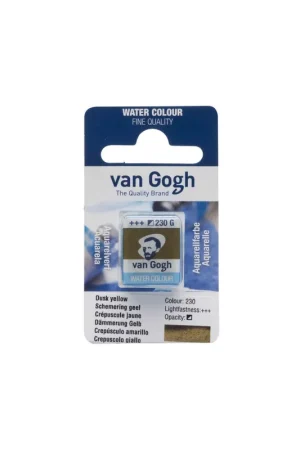 Moderno ACUARELA VAN GOGH CREPUSCULO AMARILLO 230