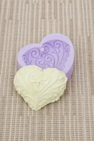 Solo Hoy MOLDE SILICONA LG CORAZÓN 6.5x5.5 CM