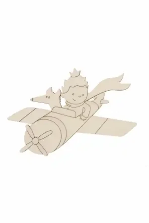 Solo Por Tiempo Limitado SILUETA MADERA PRINCIPITO 7.8x6x0.3 CM