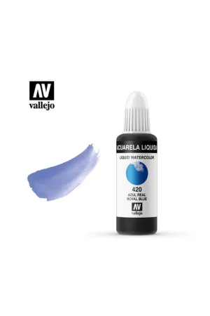 Pedido Al Por Mayor ACUARELA LÍQUIDA VALLEJO 32ML AZUL REAL 420