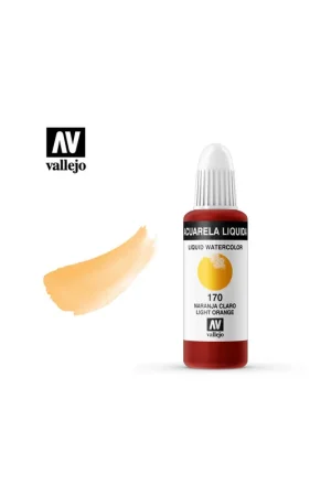 Envío Internacional ACUARELA LÍQUIDA VALLEJO 32ML NARANJA CLARO 170