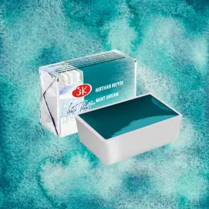 Precio Reducido Acuarelas White Nights en godet granulado Sueño de menta (Mint Dream) 776