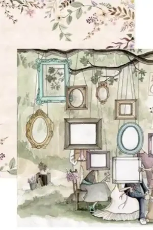 Auténtico PAPEL SCRAP EL ALTILLO DE LOS DUENDES, CELEBRANDO NUESTRO AMOR 001