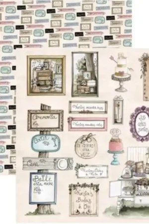 PAPEL SCRAP EL ALTILLO DE LOS DUENDES, CELEBRANDO NUESTRO AMOR 011 Oferta De Temporada