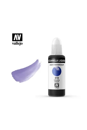 Venta Final ACUARELA LÍQUIDA VALLEJO 32ML VIOLETA 310