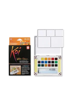 ACUARELA SAKURA KOI CAJA 18 COLORES Pago Seguro