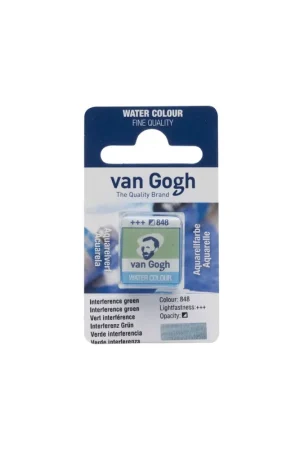 ACUARELA VAN GOGH VERDE INTERFERENCIA 848 Moderno