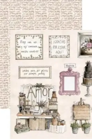 Solo Por Tiempo Limitado PAPEL SCRAP EL ALTILLO DE LOS DUENDES, CELEBRANDO NUESTRO AMOR 002