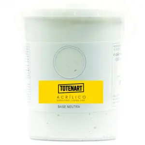 Alta Calidad Base para fabricar pintura acrílica 4 Lt. totenart