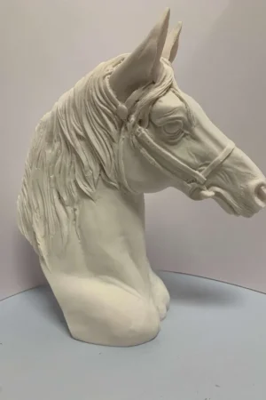 Exclusivo MARMOLINA, CABEZA CABALLO 20 CM