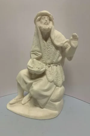 Artesanal MARMOLINA, PASTOR ANUNCIACIÓN 18 CM