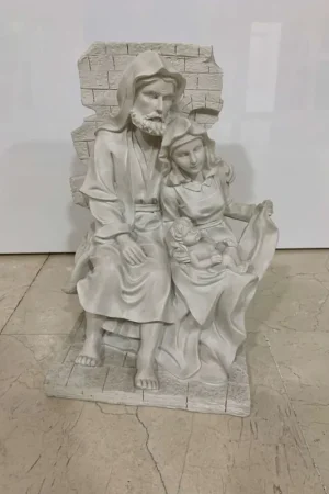 Liquidación POLIRESINA, NACIMIENTO COMPACTO 3 PIEZAS CON MURO 29x18x16 CM