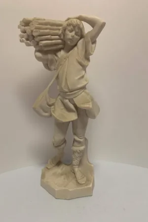 Edición Limitada MARMOLINA, PASTOR CON LEÑA AL HOMBRO 20 CM