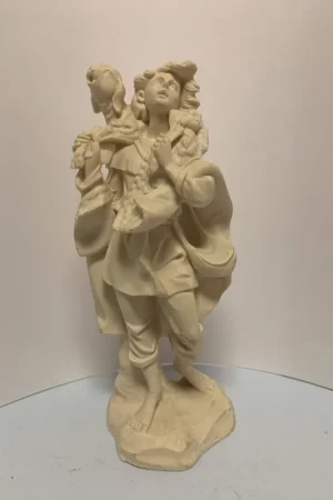 Últimas Unidades MARMOLINA, PASTOR CON OVEJA A HOMBROS 18 CM