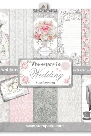 Pedido Al Por Mayor PAPEL SCRAP STAMPERIA KIT 30x30 WEDDING 10 H