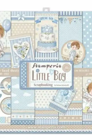 Precio Bajo PAPEL SCRAP STAMPERIA KIT 30x30 LITTLE BOY 10 H
