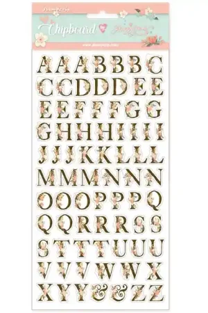 Precio De Oferta CHIPBOARD STAMPERIA 15x30 LOVE STORY ALPHABET