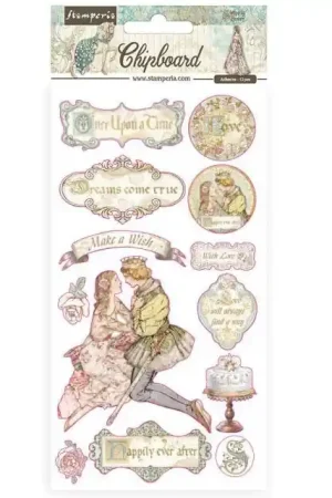 CHIPBOARD STAMPERIA 15x30 SLEEPING BEAUTY Exclusivo