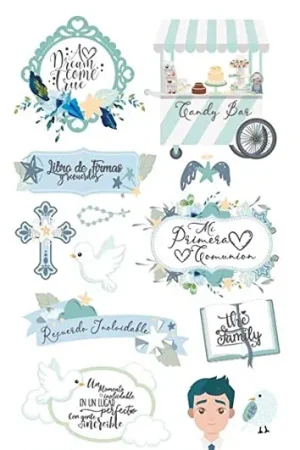 Tendencia CHIPBOARD STAMPERIA 15x30 MI PRIMERA ILUSION NIÑO