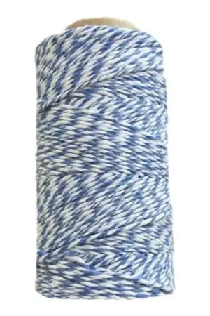 ALGODON ENCERADO SCRAP BLANCO Y AZUL Moderno